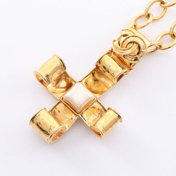 Chanel Coco Mark Necklace Pearl Necklace - Picture 1 of 7